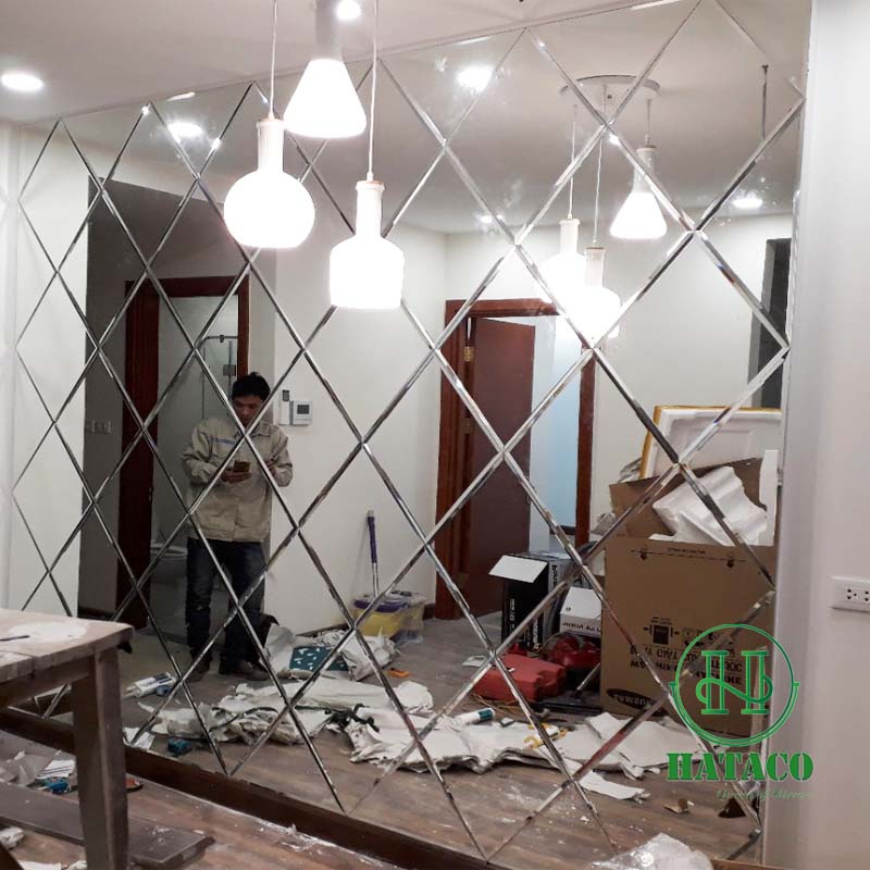 gương ghép trang trí giá rẻ